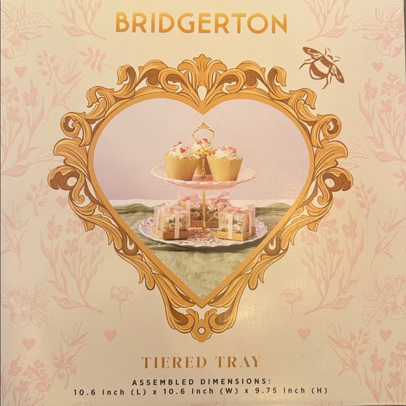 Bridgerton Tiered Tray Valentine’s Day 2025 Edition. Brand New.